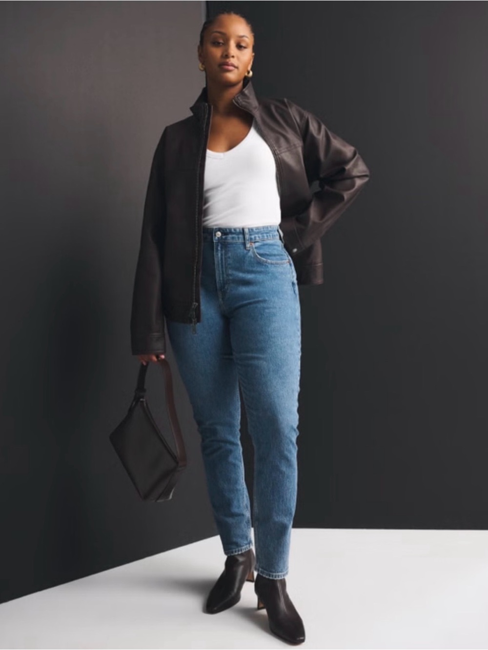 Abercrombie & Fitch Curve Love High Rise Modern Skinny Jeans